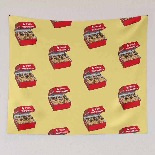 Item preview, 6 Piece McPuggets: "i'm puggin' it" designed and sold by pugventurephoto.