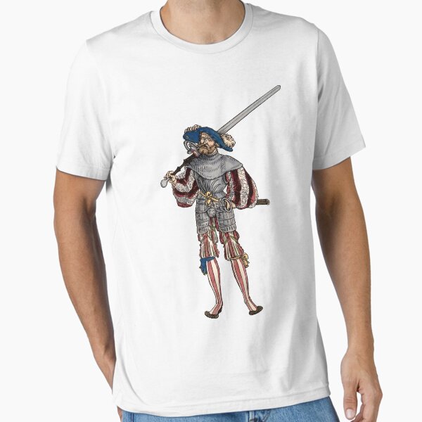 Vista previa del artículo con la obra «Feldtwaybel Landsknecht - Caballero renacentista con espada de dos manos», diseñado y vendido por emovendo.