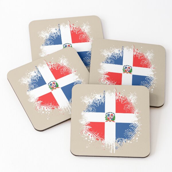 Item preview, Flag of Dominican Republic - Splat designed and sold by pixelinga.