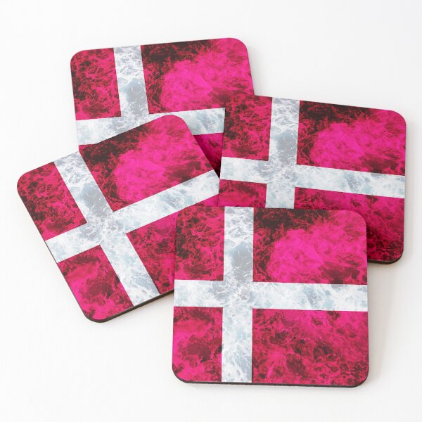 Item preview, Flag of Denmark - Ocean Waves Navy Naval Nautical Sailor Sea Cool Flags designed and sold by Dr-Pen.