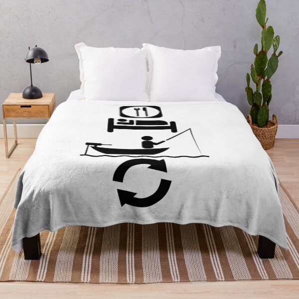 Item preview, Eat Sleep Fish Repeat designed and sold by Warrior Veteran Clothing.