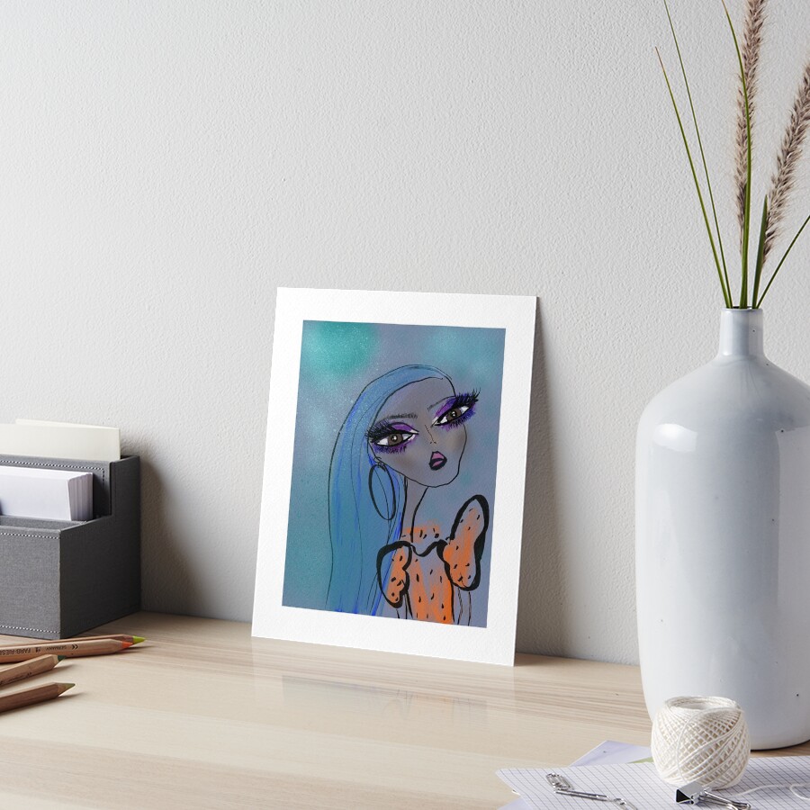Item preview, Art Board Print designed and sold by HausofDolls.