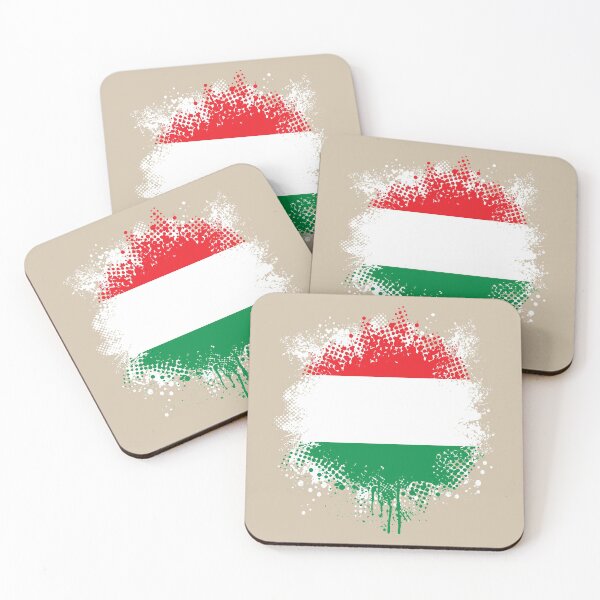 Item preview, Flag of Hungary - Splat designed and sold by pixelinga.