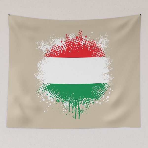 Item preview, Flag of Hungary - Splat designed and sold by pixelinga.