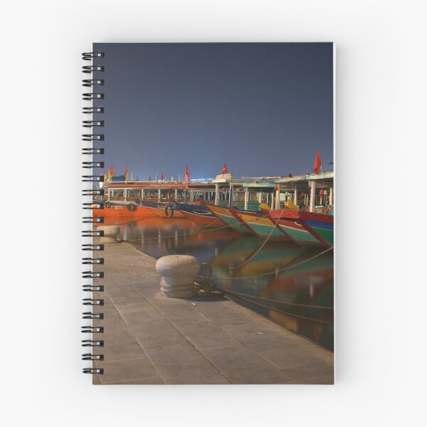 Item preview, Boats Parked For The Night in Hoi An designed and sold by Mike Ashley.