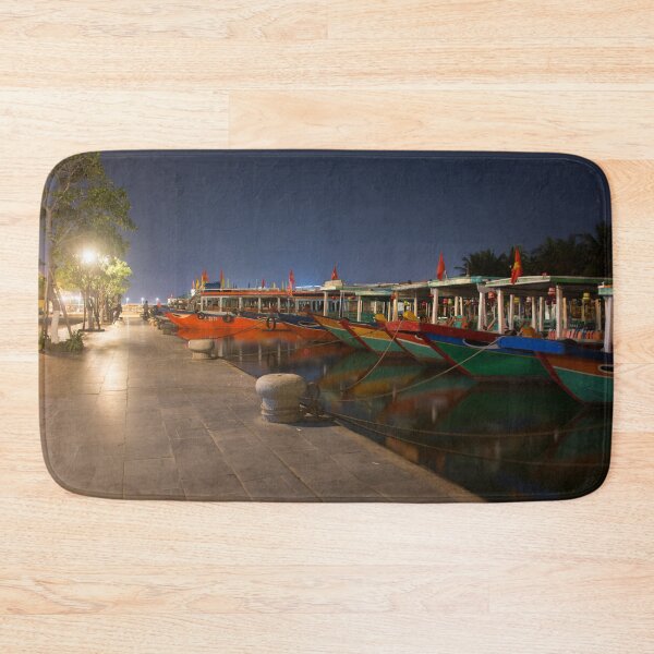 Item preview, Boats Parked For The Night in Hoi An designed and sold by Mike Ashley.