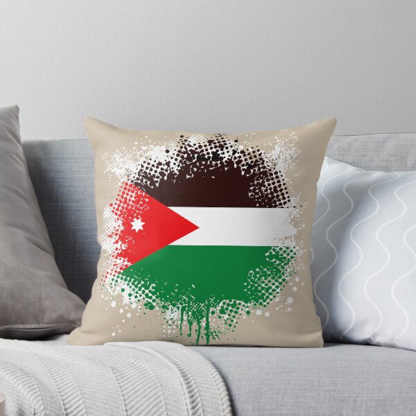 Item preview, Flag of Jordan - Splat designed and sold by pixelinga.
