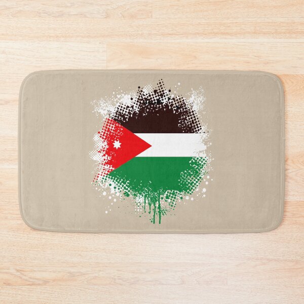 Artikelvorschau, Flag of Jordan - Splat entworfen und verkauft von pixelinga.