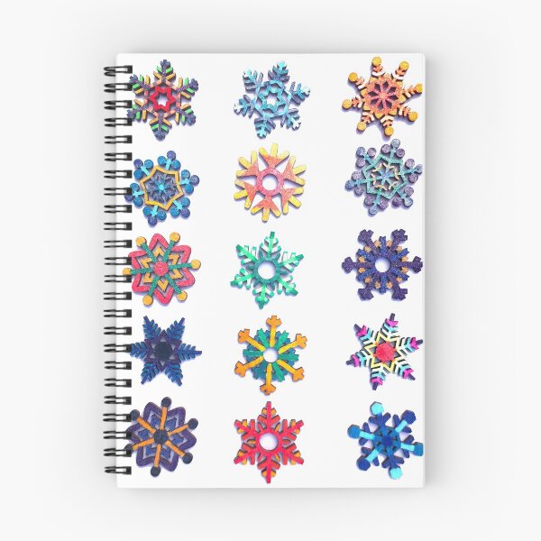 Item preview, Colourful Snowflakes designed and sold by 1FunAussie.
