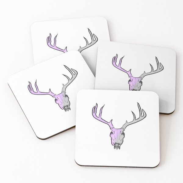 Item preview, Purple/Grey Deer Skull designed and sold by appoova.
