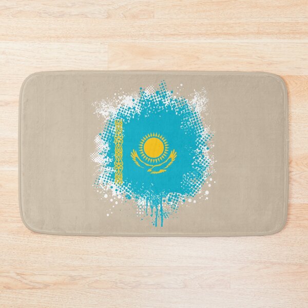 Item preview, Flag of Kazakhstan - Splat designed and sold by pixelinga.