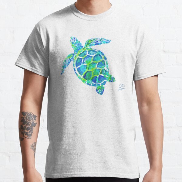 Sea Turtle no splots by Jan Marvin Classic T-Shirt