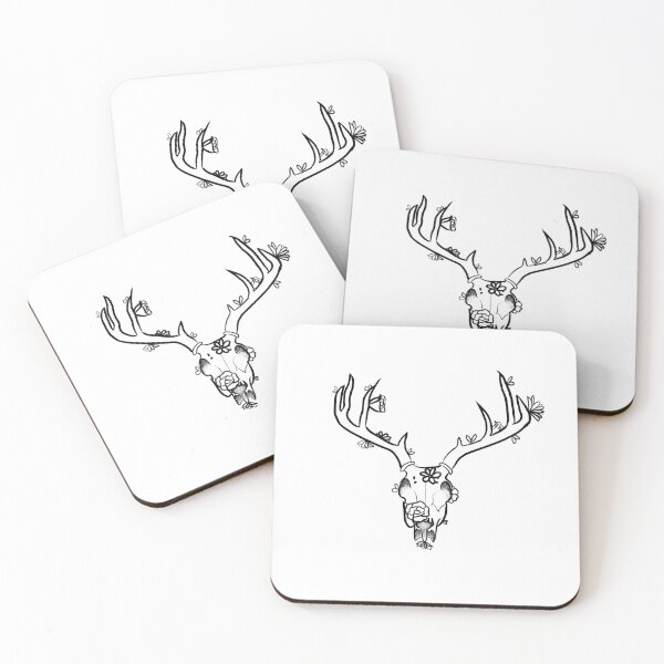 Item preview, Deer Skull Flowers designed and sold by appoova.
