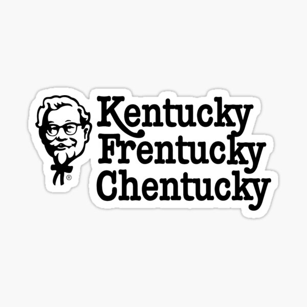 Kfc Meme Stickers Redbubble - kfc decal roblox