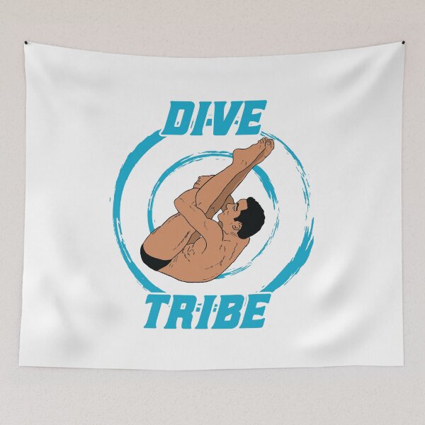 Item preview, Mens Diving Dive Tribe by Springboard Platform Diver Gifts designed and sold by oberdoofus.