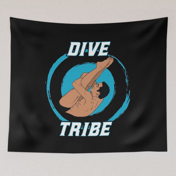 Item preview, Mens Diving Dive Tribe by Springboard Platform Diver Gifts designed and sold by oberdoofus.