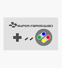 Super Famisquad - JP Controller Photographic Print