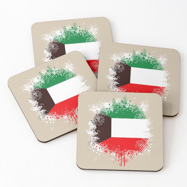 Item preview, Flag of Kuwait - Splat designed and sold by pixelinga.