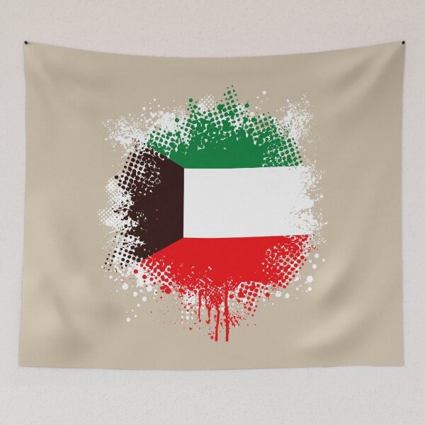 Item preview, Flag of Kuwait - Splat designed and sold by pixelinga.