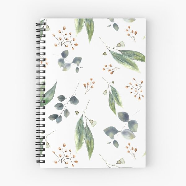 Item preview, Eucalyptus green gum leaf and gum blossoms designed and sold by ahahdodo.