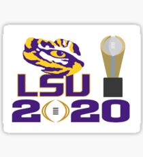 LSU Tigers College Football National Champions 2020 Sticker