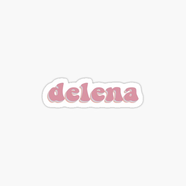 Item preview, Groovy delena fan sticker designed and sold by averyherring29.