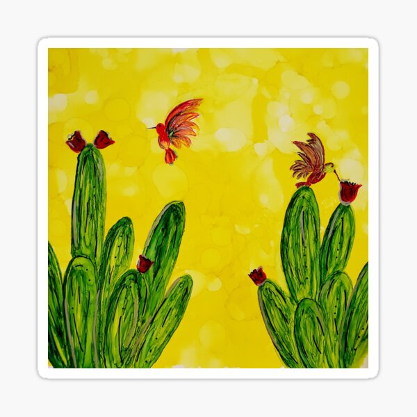 Hummingbird paradise Sticker