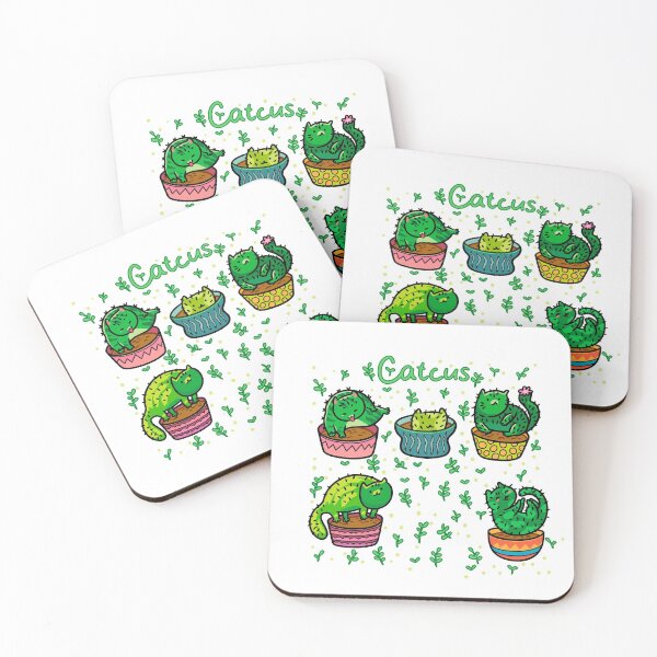 Item preview, Cactus cats designed and sold by Hangrid-Work.