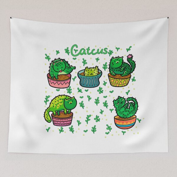 Item preview, Cactus cats designed and sold by Hangrid-Work.