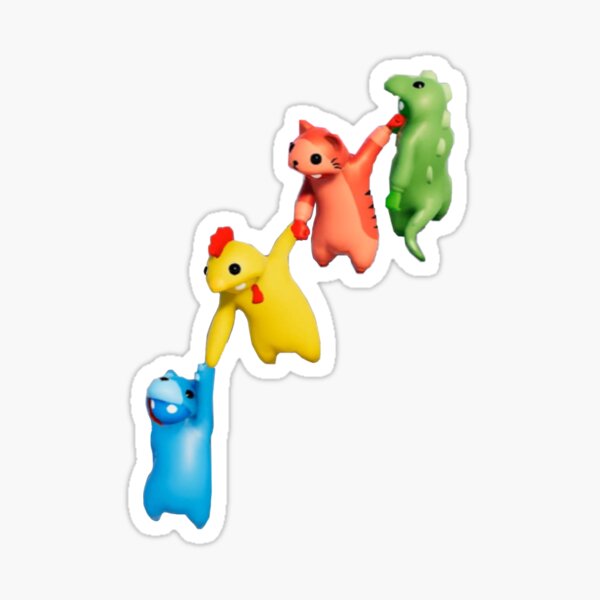 Gang Beasts Stickers Redbubble - gang beasts roblox