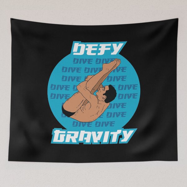 Item preview, Mens Diving Defy Gravity by Springboard Platform Diver Gifts designed and sold by oberdoofus.