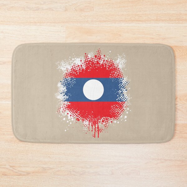 Item preview, Flag of Laos - Splat designed and sold by pixelinga.