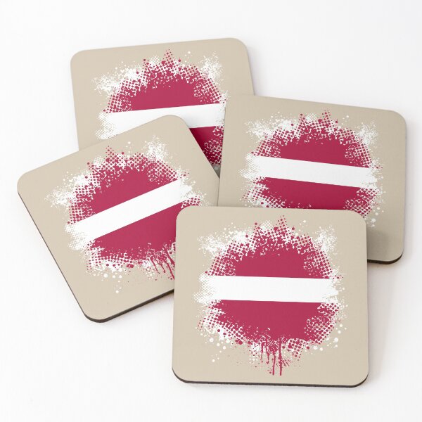 Item preview, Flag of Latvia - Splat designed and sold by pixelinga.