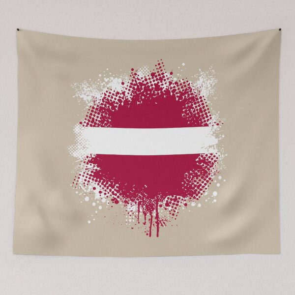 Item preview, Flag of Latvia - Splat designed and sold by pixelinga.