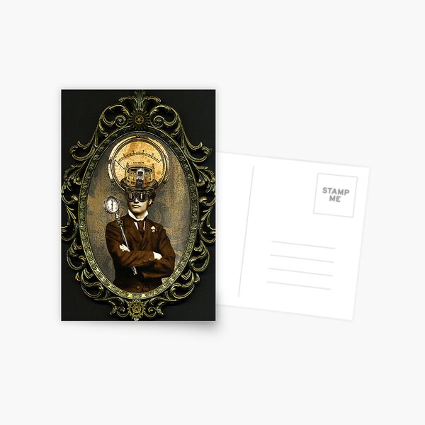 Steampunk Civil War Portrait: Silas Postcard