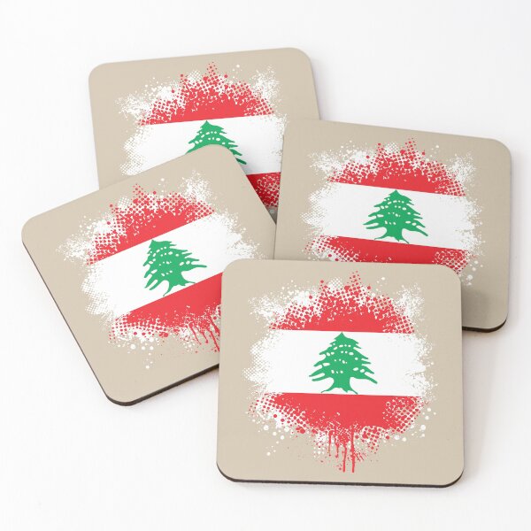 Item preview, Flag of Lebanon - Splat designed and sold by pixelinga.