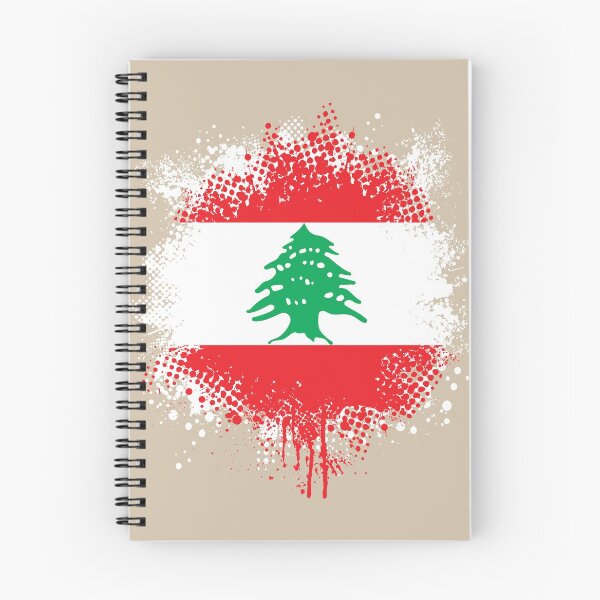 Aperçu de l'œuvre Flag of Lebanon - Splat créée et vendue par pixelinga.