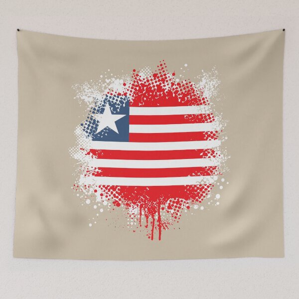 Item preview, Flag of Liberia - Splat designed and sold by pixelinga.