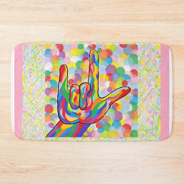 Item preview, ASL I Love You for Baby Girl Nursery designed and sold by EloiseArt.