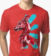 Peppermint Mammal Tri-blend T-Shirt