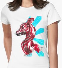 Peppermint Mammal Women's Fitted T-Shirt