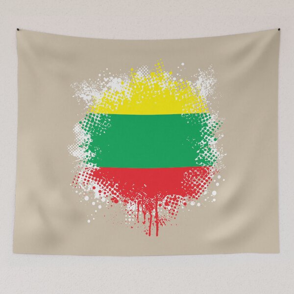 Item preview, Flag of Lithuania - Splat designed and sold by pixelinga.