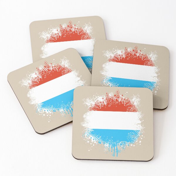 Item preview, Flag of Luxembourg - Splat designed and sold by pixelinga.