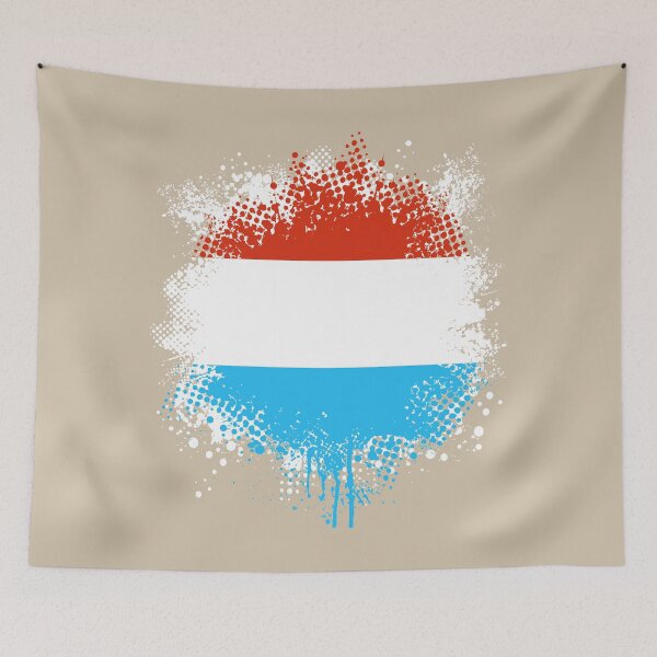 Item preview, Flag of Luxembourg - Splat designed and sold by pixelinga.