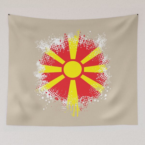 Item preview, Flag of Macedonia - Splat designed and sold by pixelinga.
