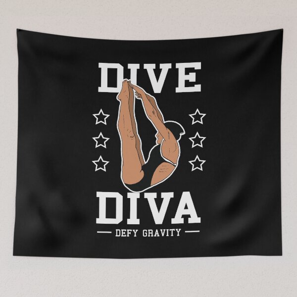 Item preview, Womens Diving Dive Diva by Springboard Platform Diver Gifts designed and sold by oberdoofus.