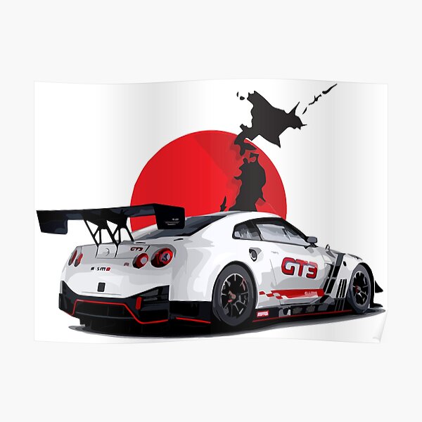 2018 Nissan GT-R NISMO GT3 Poster