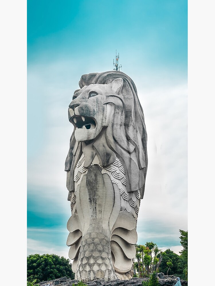 "Lion Fish Statue" Poster by Cryptodesignz Redbubble