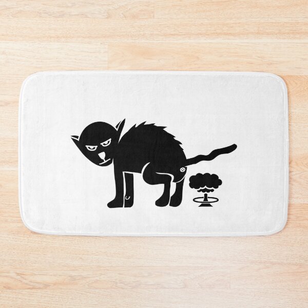Item preview, Rude Cat Antisocial Atomic Poo by Rude Cats Gifts designed and sold by oberdoofus.