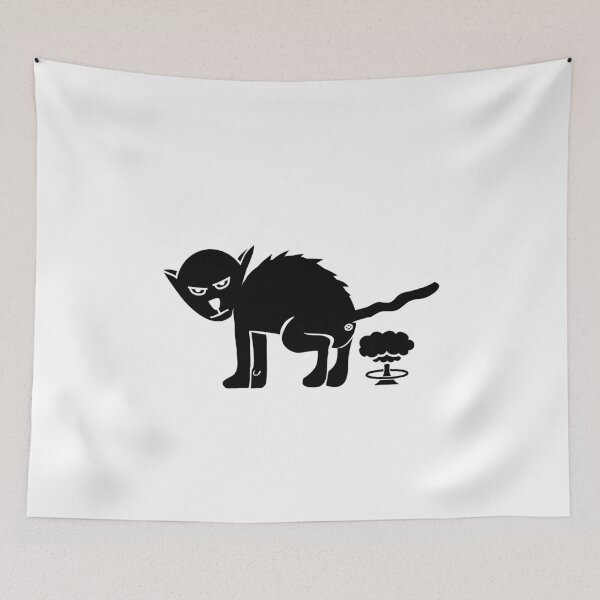 Item preview, Rude Cat Antisocial Atomic Poo by Rude Cats Gifts designed and sold by oberdoofus.